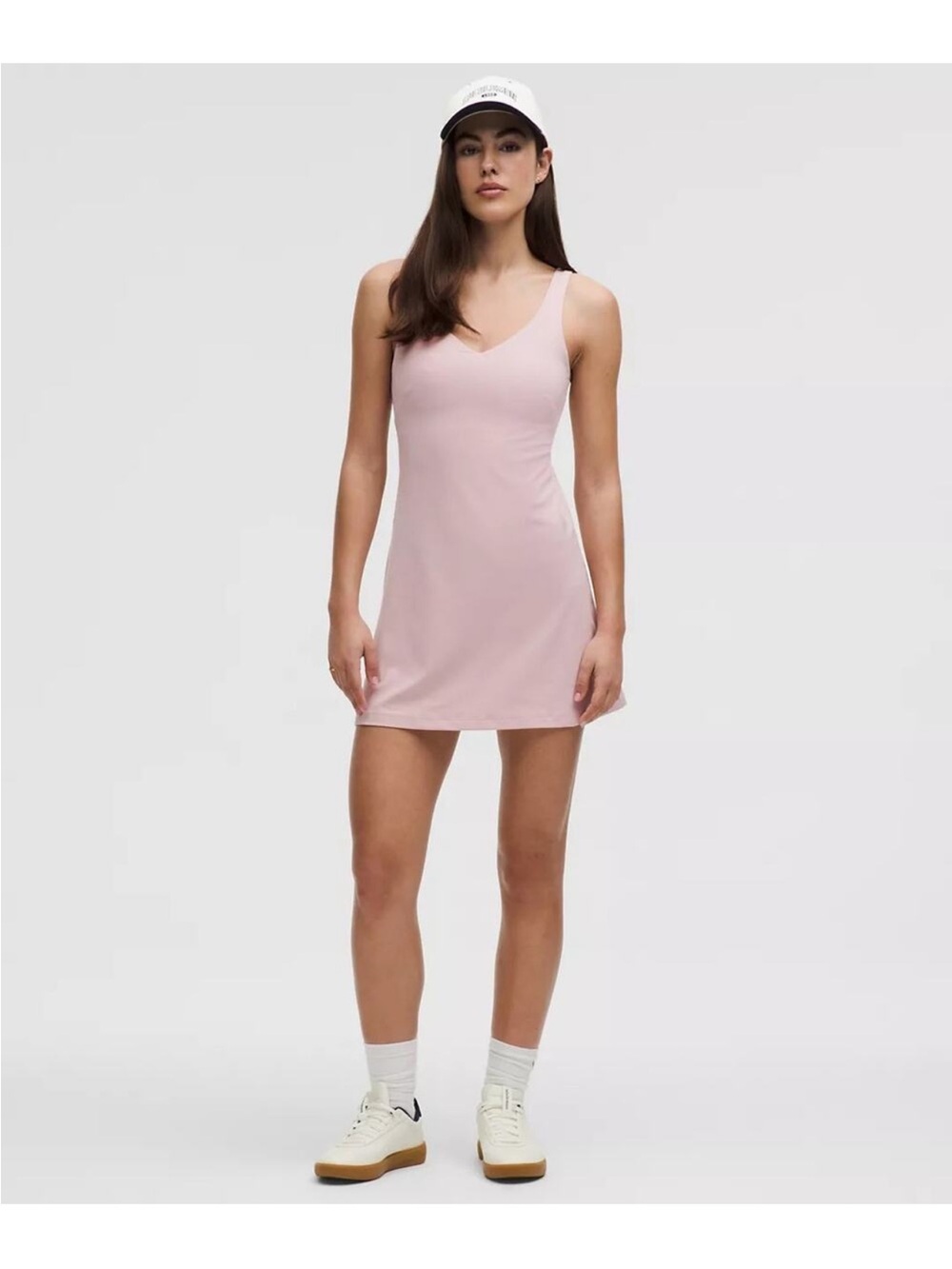 Lululemon Women's  Align Dress V-Neck Sleeveless Four-Way Stretch Purple Size 4